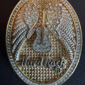 Hard Rock Cafe Gold and Silver Brooch